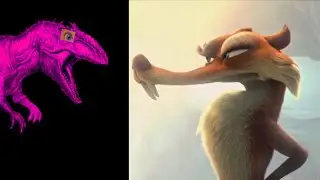 Cat Peach Dino Vs Scratte
