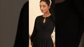 Elegant Black Velvet Petunia Cotton Midi Dress | Timeless Sophistication
