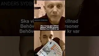 Anders: Kontantbrist om 100.000 Personer tar ut 10 000 kr 🤔