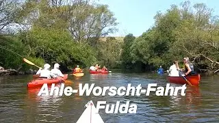 Ahle-Worscht-Fahrt auf der Fulda,  Morschen - Melsungen. Brauerei Malsfeld F&uuml;hrung.