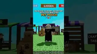 new item: pet pouch | grow a garden | roblox