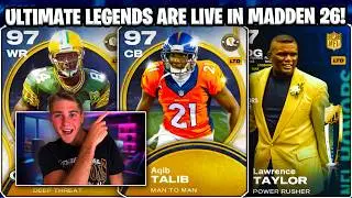 ULTIMATE LEGENDS AND NFL HONORS ARE LIVE! THESE CARDS ARE INSANE! NEW PACKS + MORE IN MADDEN 26!
