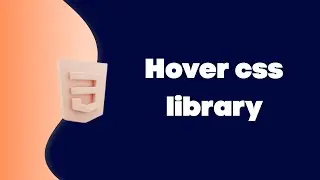 Hover css library