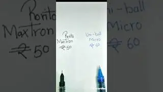 Uniball eye micro vs maxtron pen #pens