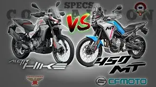 MOTOMORINI ALLTRHIKE 450 vs CFMOTO 450MT SPECS COMPARISON