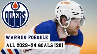 Warren Foegele (#37) All 20 Goals of the 2023-24 NHL Season