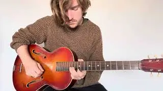 1950s Framus Studio small &bdquo;14&ldquo; archtop Guitar Demo