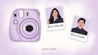 Bespoke wedding invite I Animated video I Wedding ceremony I  Graphē Weddings