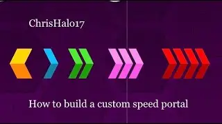 How to build custom speed portals in Geometry Dash