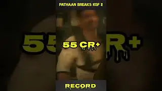 Pathaan Vs Kgf Chapter 2 Record ! Pathaan , Shahrukh Khan ! #shorts