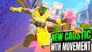 NEW CAUSTIC BUT WITH MOVEMENT - 20 KILLS (Apex Legends Gameplay)