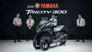 Наконец-то вышел Yamaha Tricity 300 2026 года! Идеальный трехколесный городской скутер! 🛵🔥 | Посл...