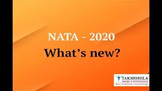 NATA 2020 - Changes in Exam Pattern - What is new in NATA 2020 Entrance Exam.