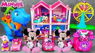 10 Minutes Satisfying with Unboxing Disney Minnie Mouse Swing Slide Playset ASMR | Review Toys