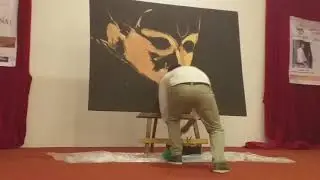 Seven Minute Goddess Kumari On Canvass by Architect Vikal