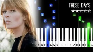 Nico - These Days - EASY Piano Tutorial