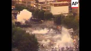 S.Korea - Anti-Roh Demonstrators