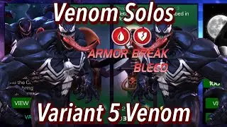 Variant 5 Venom Boss Soloed By Venom - Marvel contest of Champions