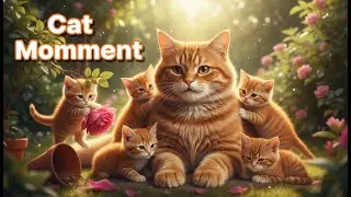 P9. Mama cat story: Baby kitten's first garden adventure turns into a nightmare