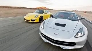 2014 Chevy Corvette Stingray vs 2013 Porsche 911 | Track Tested