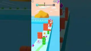 Cube Surfer android games walkthrough level #10