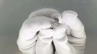 18ct White Gold 0.11 ct. tw. Diamond Half Eternity Ring (ID: 35553)
