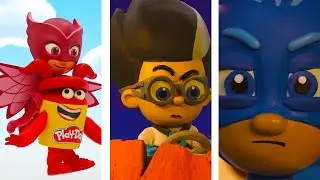 PJ Masks Videos Populares! | El show de Play-Doh, temporada 2 | Play-Doh Oficial