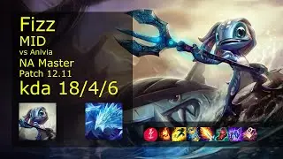 Rank 2 NA Fizz Mid: Fizz vs Anivia