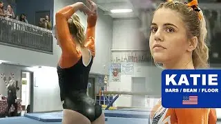 Соревнования по спортивной гимнастике среди старшеклассниц — Кэти