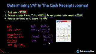 Determining VAT in the Cash Receipts Journal