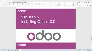 Odoo 13 on Windows 10 Tutorials -06