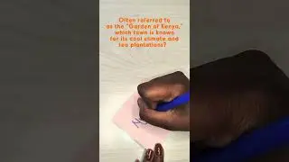 KENYAN GEOGRAPHY TRIVIA! ​#KasukuStationery #PutItDownOnPaper #Trivia