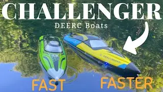 REVIEW: DEERC 2104 Challenger Brushless RC Boat - SUPER FAST!