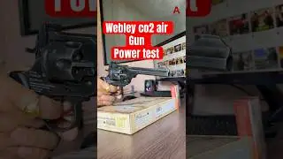 Webley 6 inch co2 air revolver power test #webleyrevolver #co2airgun #airgun #airguninindia #webley