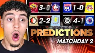 Europa League *MATCHDAY 2* League Phase Predictions!