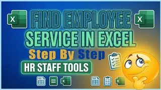 How to Fined Employees Service in Excel | How to Fined Person Age in Excel