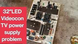 32 inch LED TV power supply complaint, Videocon TV on off on off complaint,