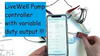 Automatic Livewell Pump Controller with variable output 5% to 100% duty.