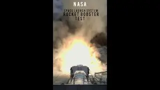 NASA SLS Rocket Booster Test #shorts#nasa#artemis