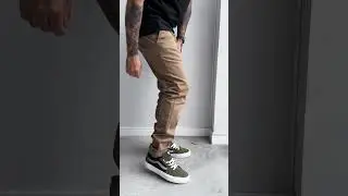 Cal&ccedil;a Chino Authentic Vans Sarja Bege