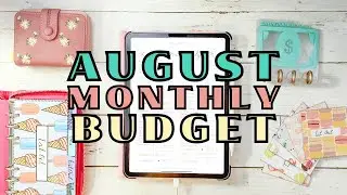 August 2021 Budget | ONE INCOME BUDGET | How to budget on a variable income? | Naturally Lizzie