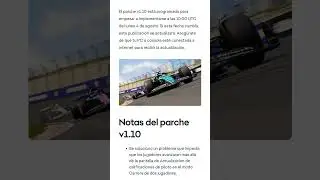 F1 25 NOTAS DEL PARCHE 1.10 | SOLUCION PROBLEMA MODO 2 JUGADORES #f125