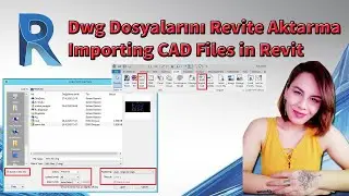 Dwg Dosyalarını Revite Aktarma - Importing CAD Files in Revit