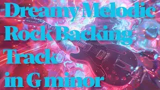Dreamy Melodic Rock Backing Track in G minor