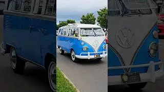 1967 Volkswagen 21-Window Station Wagon Bus Drive By Engine Sound Woodward Dream Cruise 2024
