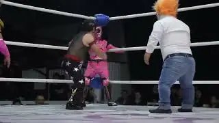Lucha libre el perico y chamuel vs kemonito y kemaldito arena cdnmx Monterrey chih