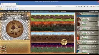 Cookie Clicker: Infinite Cookies + 11,000 Buildings IMPOSSIBRU!!! SPAM LEFT CLICK FRENZY