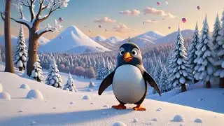 Seven Little Penguins Learn Months and Days | Fun Animal, Learning, and Counting | Nursery Rhymes