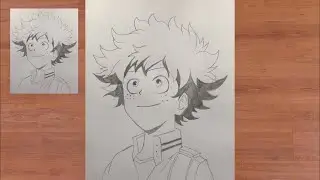 How to Draw Izuku Midoriya (Deku) | My Hero Academia Anime Drawing Tutorial | Detailed Speedpaint