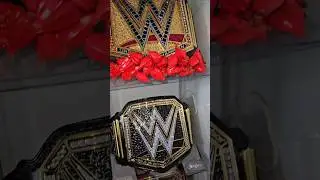 WWE Title Display case setup- September 2025 #shorts #wwe